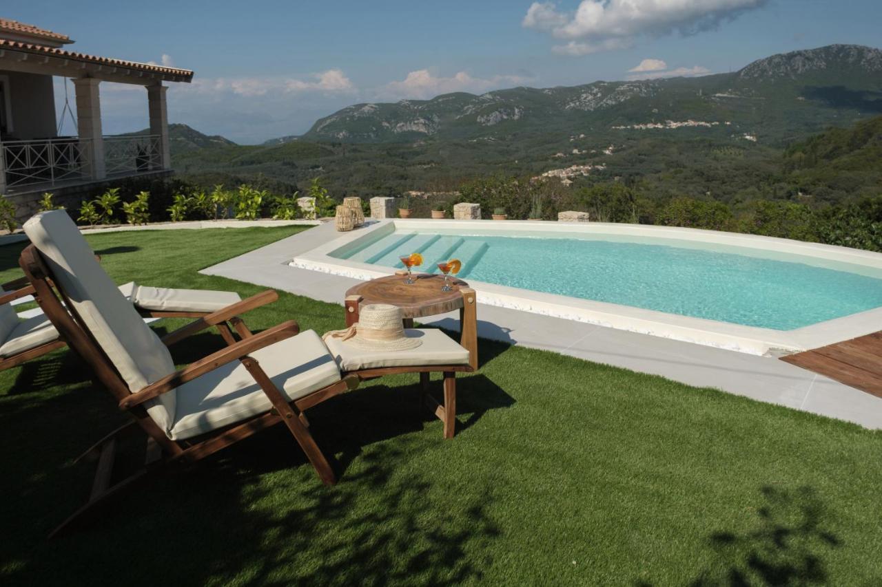 Koukoutsa House With Swimming Pool Corfu Sokraki Villa Sokrakion Ngoại thất bức ảnh