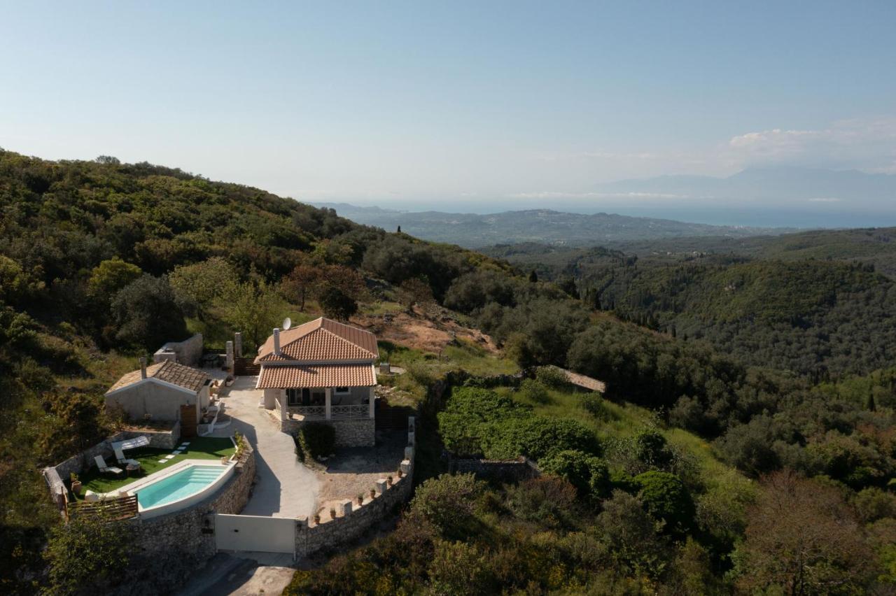 Koukoutsa House With Swimming Pool Corfu Sokraki Villa Sokrakion Ngoại thất bức ảnh